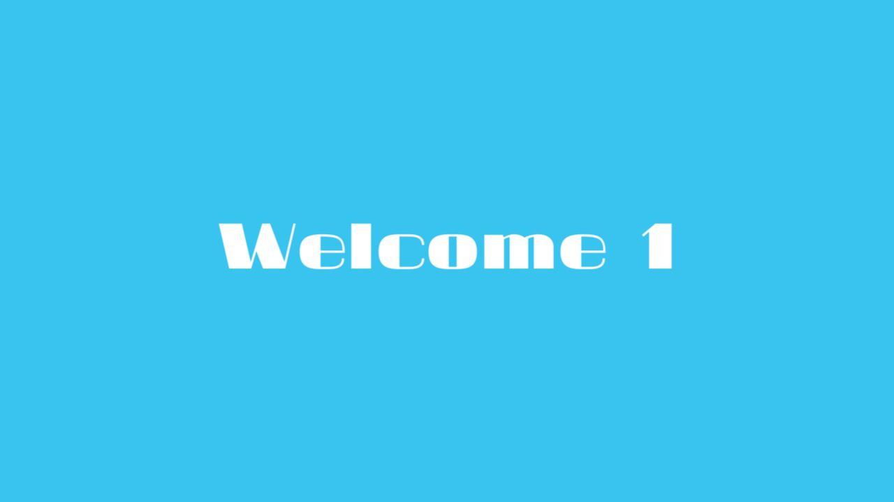 Программа Welcome 1
