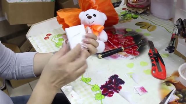 Как сделать своими руками букет с одной съемной игрушкой. смотреть онлайн