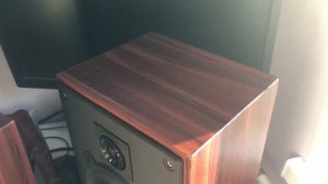 Реставрация внешнего вида колонок Радиотехника за 100 рублей.