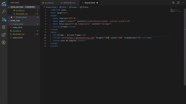 CURSO de HTML 5 para PRINCIPIANTES (Desde Cero) - #13 iframe (Inline Frame) смотреть онлайн