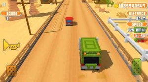 Прохождение Blocky Highway! 2-ая часть
