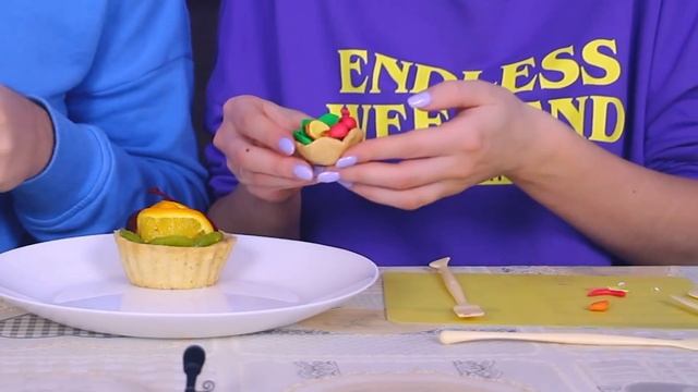 Кто ЛУЧШЕ СЛЕПИТ из пластилина, тот и СЪЕСТ! ? Эльфинка смотреть онлайн