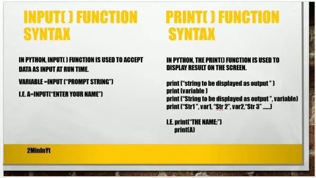Input() and output() function/main function in python/telugu смотреть онлайн