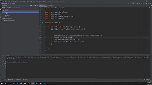 Reading A Text File With BufferedReader Java.IO Package - Beginner Java Tutorial смотреть онлайн