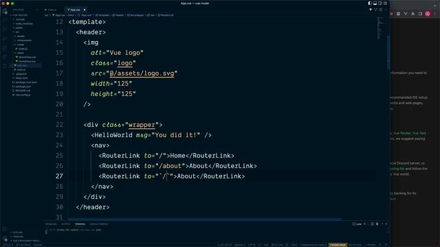 #2- Vue Router 4: RouterLink & RouterView смотреть онлайн