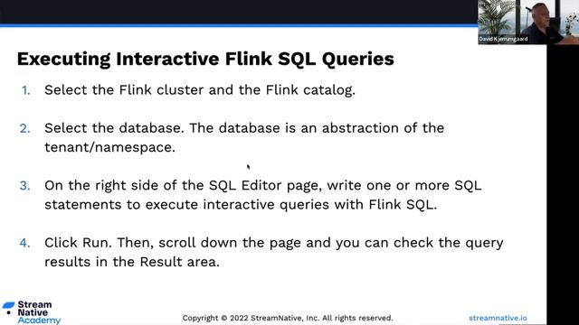 Three ways to Implement SQL in Pulsar (56: 23 min) смотреть онлайн