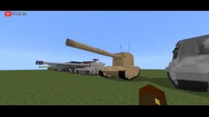 WW2 Armament Addon Mcpe 1.20 Showcase - Addon 3d Guns WW2 Minecraft Pe