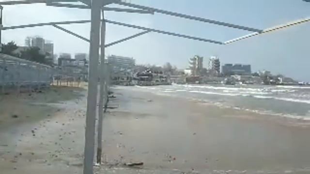 Анапа. Пляж Центральный. 1 марта 2019 года. смотреть онлайн