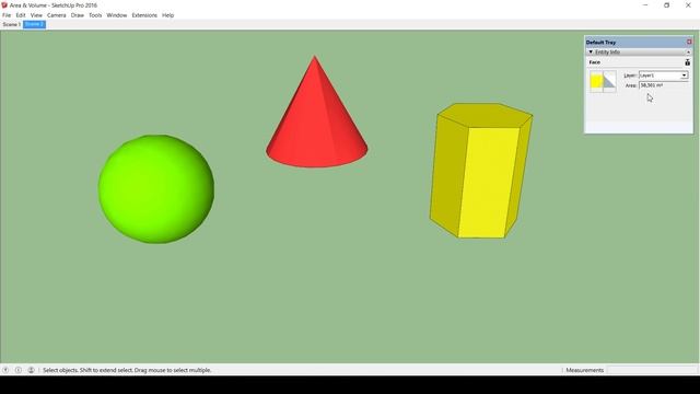 How to Calculate / Measure Area & Volume in Sketchup Objects _ Sketchup Tutorial смотреть онлайн