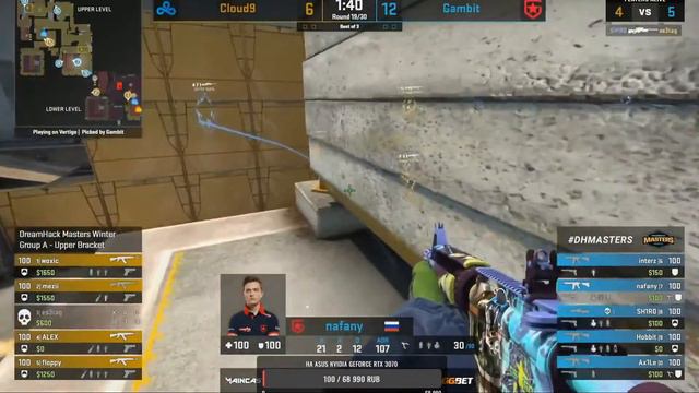 🔴 LIVE На Русском Cloud9 vs Gambit DreamHack Masters Winter 2020 смотреть онлайн
