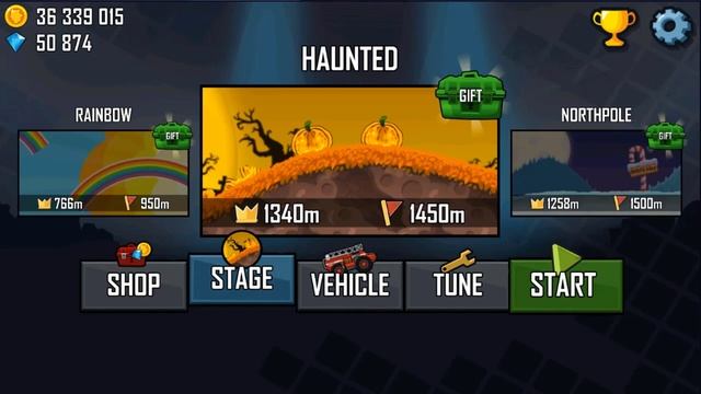 Hill Climb Racing - Gameplay Walkthrough Part 10 - Fire Truck Driving (iOS, Android) смотреть онлайн