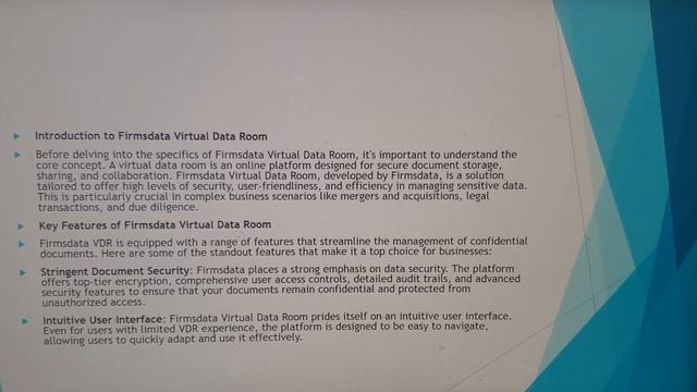Firmsdata Virtual Data Room Reviews: The Ultimate Secure Document Solution | Emon Tech 23 смотреть онлайн