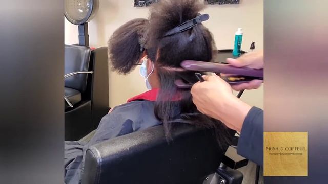 Silkpress on 4B Hair with only Straight Silk Spray смотреть онлайн