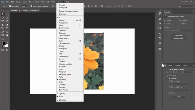 How to Use 3D In adobe Photoshop (Hindi) смотреть онлайн