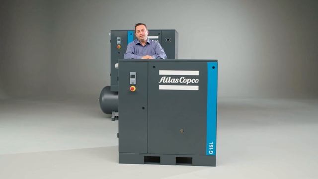 Винтовые маслосмазываемые компрессоры Atlas Copco G 15-22 смотреть онлайн