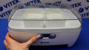 Рецепт приготовления нежного творожка в йогуртнице VITEK VT-2603 W