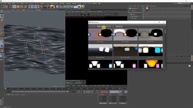 Create a Wavy Gold Animation in Cinema 4D Tutorial смотреть онлайн