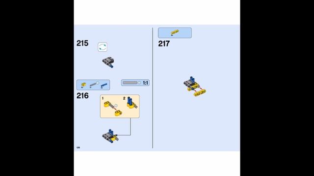LEGO 42053 Volvo EW160E Instructions LEGO TECHNIC 2016 смотреть онлайн