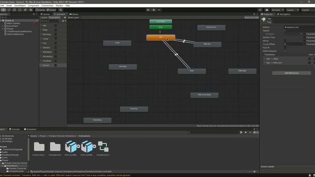 Unity PlayMaker Third Person Shooter - Animator Controller Unity Script Game Development Tutorial смотреть онлайн
