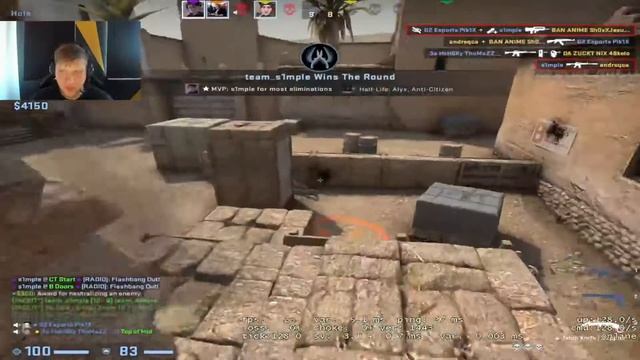 Симпл купил VR монитор (s1mple)