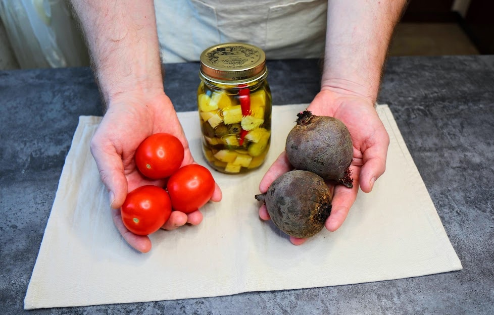 Салат из Свёклы и Помидор с Маринованным Сыром от Другой Кухни смотреть онлайн