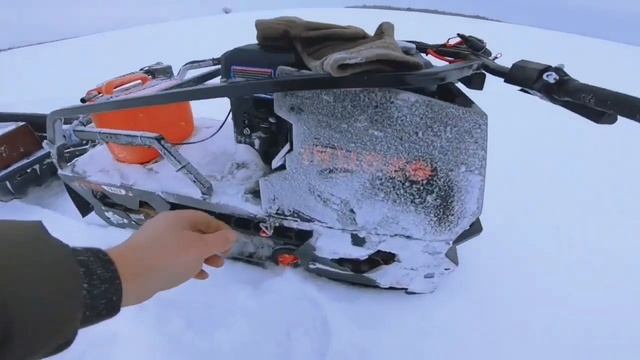 Тест-драйв компактного мотобуксировщика IKUDZO 1100-380 К8 - отзыв, зимняя рыбалка смотреть онлайн