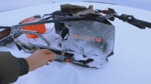 Тест-драйв компактного мотобуксировщика IKUDZO 1100-380 К8 - отзыв, зимняя рыбалка