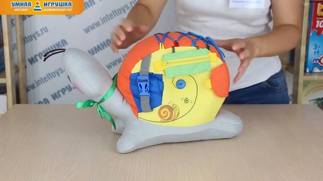 Мягкая развивающая игрушка «Улитка» смотреть онлайн