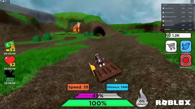 Roblox -Sled Simulator смотреть онлайн