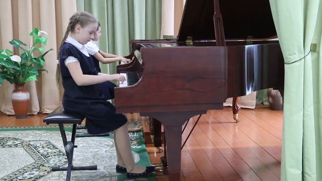 Фортепианный ансамбль Феденко София – Шабанова Екатерина(10 -12лет) смотреть онлайн