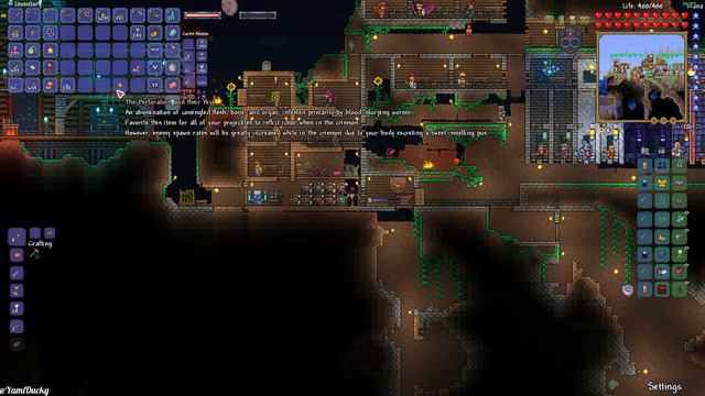 Riddling the Perforators with arrows! Calamity Death Mode #10 | Terraria смотреть онлайн