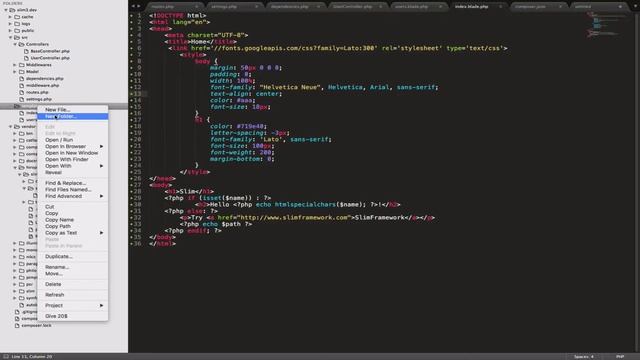 08 Integración de Blade - Slim 3 Framework смотреть онлайн