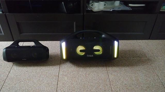Tribit Stormbox Blast vs Motion Boom 100% volume смотреть онлайн