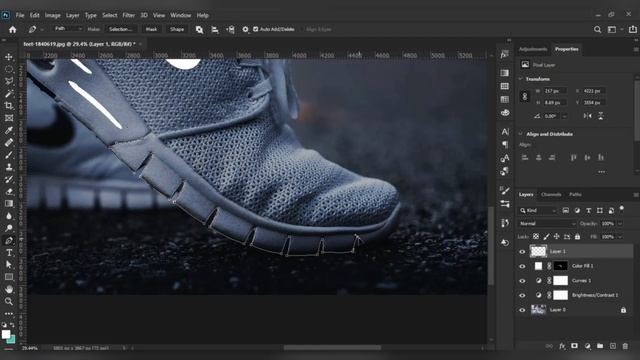 Nike neon photoshop shoes смотреть онлайн