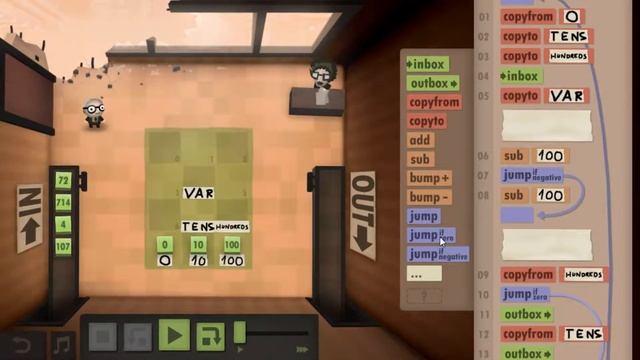 Human Resource Machine - 38 (Size & Speed Challenge) смотреть онлайн