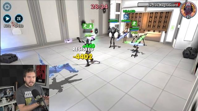 Droideka + Magnaguard Rework Gameplay! | Star Wars: Galaxy of Heroes смотреть онлайн