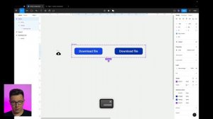 Как сделать кнопку используя свойства компонента? Figma уроки для начинающих