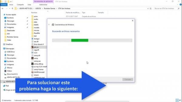 Solucionar Error DirectX 9.0 San Andreas en Windows 10