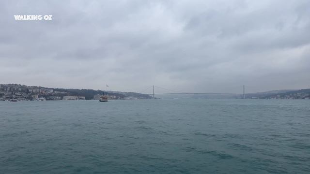 Istanbul Ferry from Kabataş to Üsküdar - Turkey ?? [4k 60fps] Bosporus Bridges, Vapur Yolculuğu смотреть онлайн