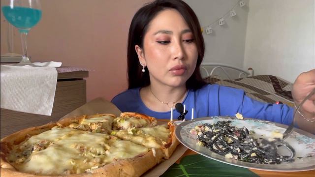 МУКБАНГ•Алкоголь и сигареты🤔•Пицца🍕•Паста карбанара🍝 смотреть онлайн