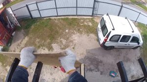 НАВЕС над крыльцом часть  2 СВОИМИ РУКАМИ