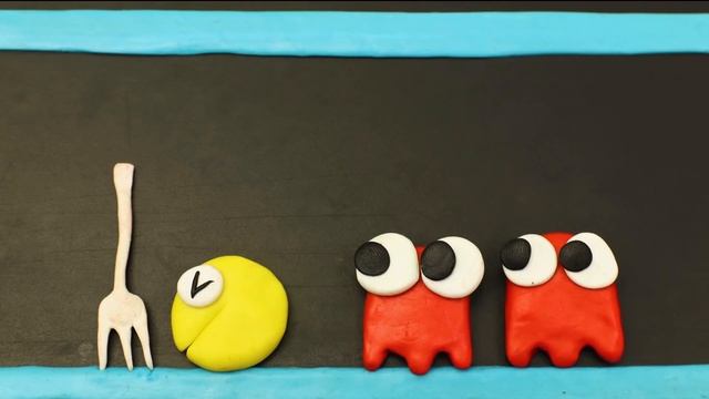 PAC-MAN take revenge #12 (Ghost Red VS Pacman) | Game Pacman Stopmotion смотреть онлайн