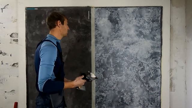 Декоративная штукатурка из ШПАКЛЁВКИ своими руками. Варианты финишного покрытия смотреть онлайн