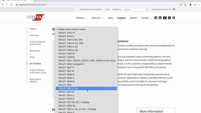 Downloading ORAJET® ICC Profiles смотреть онлайн