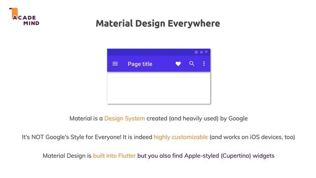 6 Flutter & Material Design смотреть онлайн