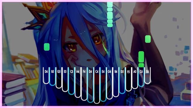 No Game No Life, This Game | Kalimba Tutorial смотреть онлайн