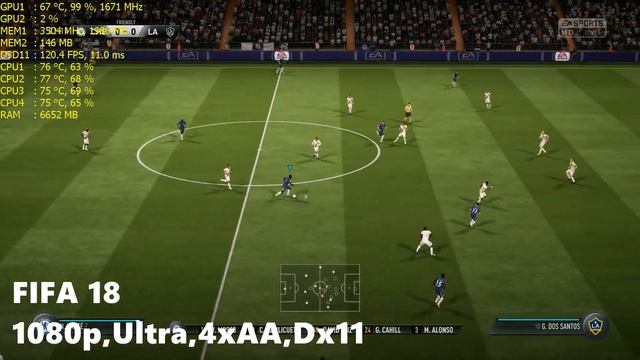 FIFA 18 & PES 18 i5 7300HQ GTX 1050 16GB RAM Benchmark Test смотреть онлайн