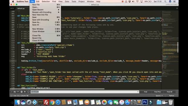 Archive_Tree: Create a zip/tar file смотреть онлайн
