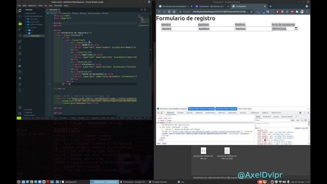 Hardcode: formulario rapido con bootstrap смотреть онлайн