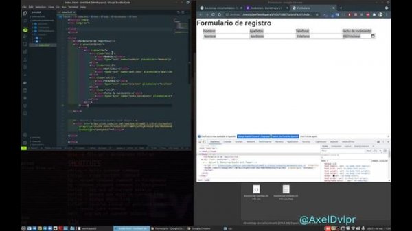 Hardcode: formulario rapido con bootstrap